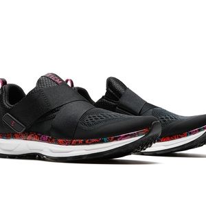 Tiem - Black floral spin shoes ( LIMITED EDITION)